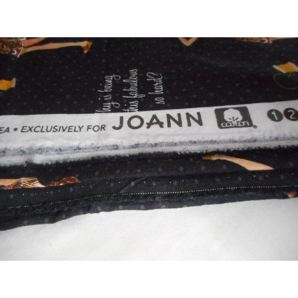 Simplicity Fabric exclusive for Joann vintage lady Quilt Craft 2 7/8 yards #2 - Picture 4 of 4